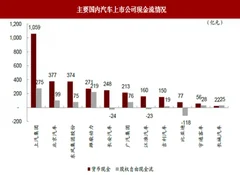 2018年我国汽车及零部件行业现金流、资本开支及案例分析（图）